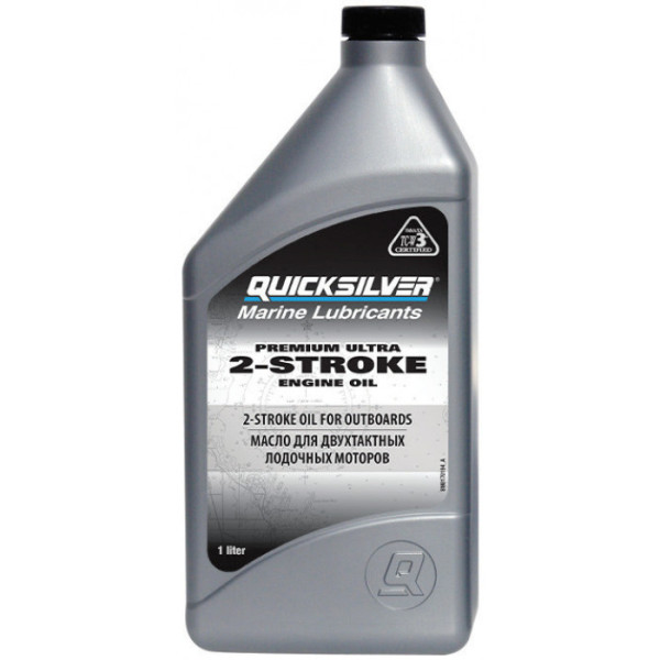 Масло Quicksilver 2-stroke Premium Ultra TCW3 1л 92-8M0170003 в Саратове