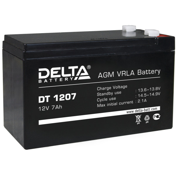 Аккумулятор Delta DT 1207 в Саратове