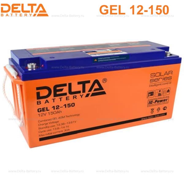 Аккумуляторная батарея Delta GEL 12-150 в Саратове