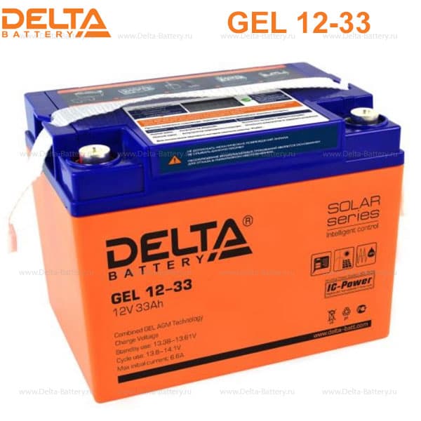 Аккумуляторная батарея Delta GEL 12-33 в Саратове