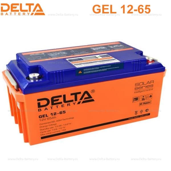 Аккумуляторная батарея Delta GEL 12-65 в Саратове