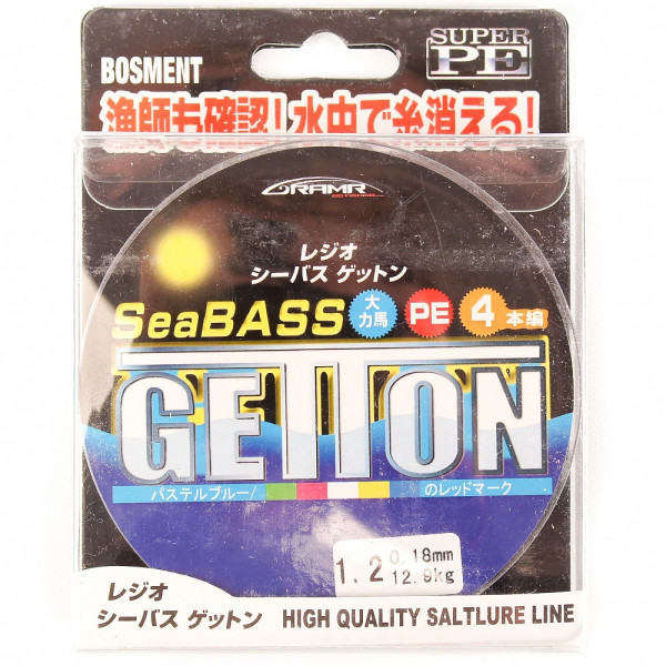 Шнур плетеный GettOn SeaBass 0,21 мм 100 метров в Саратове