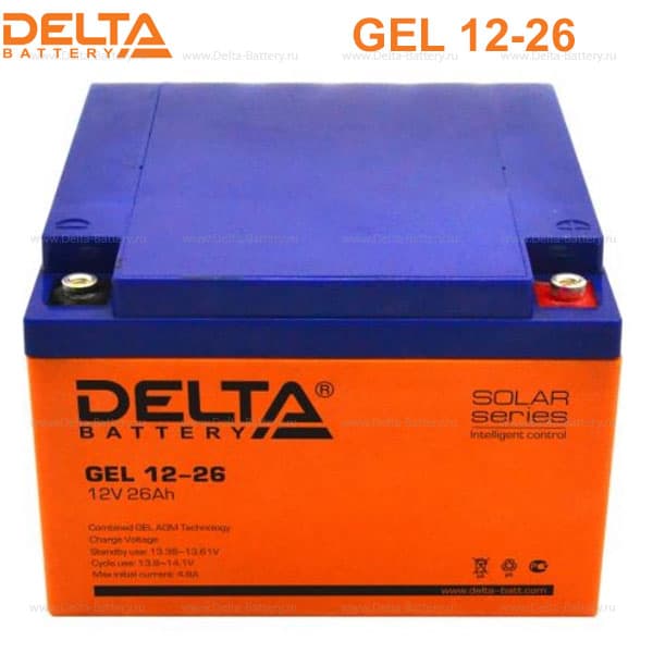 Аккумуляторная батарея Delta GEL 12-26 в Саратове