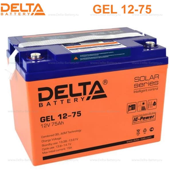 Аккумуляторная батарея Delta GEL 12-75 в Саратове