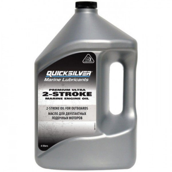 Масло Quicksilver 2-stroke Premium Ultra TCW3 4л 92-8M0170005 в Саратове