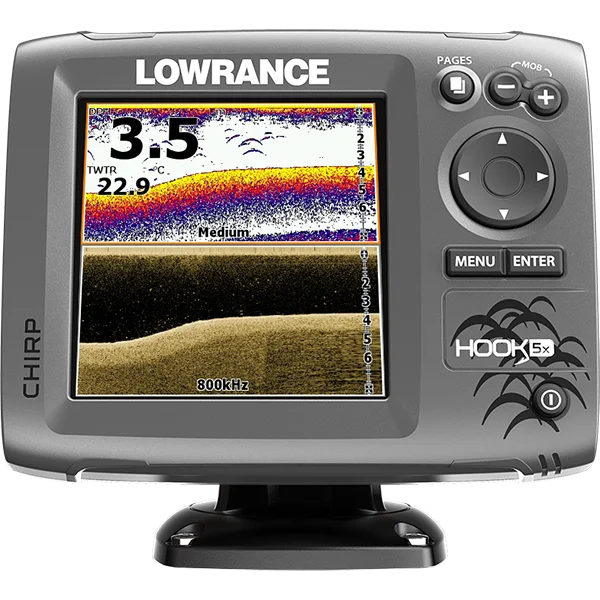 Эхолот Lowrance Hook-5 Mid/High/DownScan в Саратове