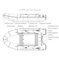 Надувная лодка Фрегат M430FM Light Jet в Саратове